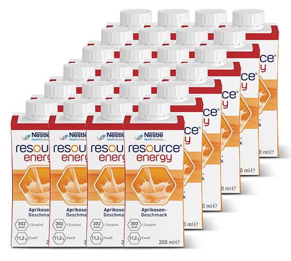 Resource Energy Aprikose, 6 x 4 x 200 ml